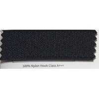 Лента крючковая 6130-0110, 25 мм, 100% нейлон класса А+++, черная, КНР