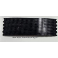Лента крючковая 6131-9046, 25 мм, 100 % нейлон, черная, КНР