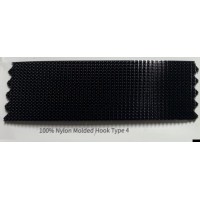 Лента крючковая 6131-9086, 25 мм, 100% нейлон, черная, КНР