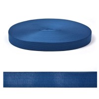 Тесьма окантовочная 32 мм, 3,9 г/м, синий (026), 100 м