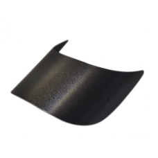 Козырек 72х180х55, гнутый черный пластик 