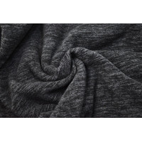 Флис меланж (катионик) 240 гр/м2, 100% пэ, шир. 180 см, темно-серый
