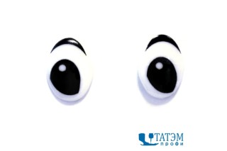 Глаза для игрушек с винтом 16 х 25 арт. 422-205/1, уп 100 пар