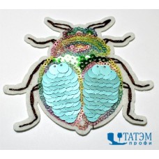 Термоаппликация с пайетками 110 х 90 мм 