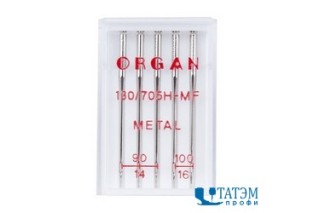 Иглы Organ для металлизированной нити 130/705H-MF
