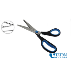 Ножницы MUNDIAL CushionSoft 21,5 см зиг-заг, 1865-8.1/2