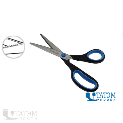 Ножницы MUNDIAL CushionSoft 21,5 см зиг-заг, 1865-8.1/2