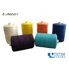 Нитки армированные 45 ЛЛ, 2500 м, "ARMY", КНР, цветные