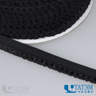 Кант 15 мм, арт. 1328, черный, 100 ярд