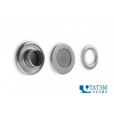 Люверсы-аэраторы 22 мм х 10 мм, никель, 1000 шт. в 1 уп, Турция