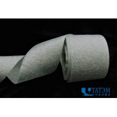 Парча 55 мм, арт. 3400, серебро, уп. 25 м