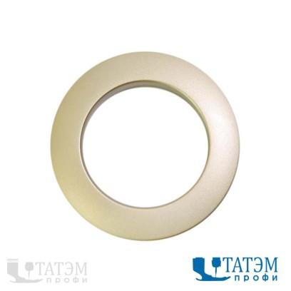 Люверсы для штор пласт, 40 мм, №6, матовое св. золото, с многоуровн. замком