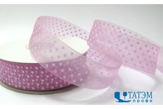 Лента декор. капроновая с рис.