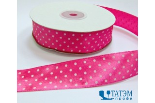 Лента декор. атласная с рис.