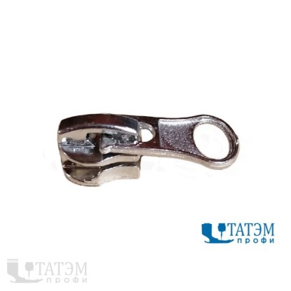 Бегунок для спирали Т-5 галант, реверс, никель LOGO (100 шт)