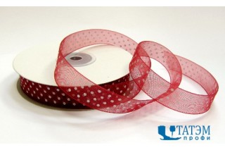 Лента декор. капроновая с рис.
