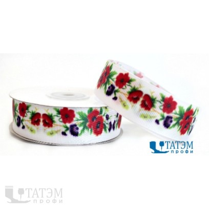 Лента декоративная репсовая 25 мм 