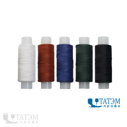 Нитки бытовые 45 ЛЛ, 200 м, "ПНК им. Кирова", цветные, 20 бобин в упак