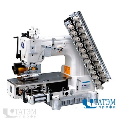 JACK JK-8009VCDI-12064P/VWL 12-ти игольная швейная машина цепного стежка (комплект)
