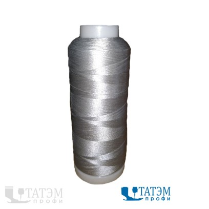 Нитки вышивальные (3000 ярд) серебро, КНР