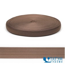 Тесьма окантовочная 32 мм, 3,9 г/м, кофе, 100 м