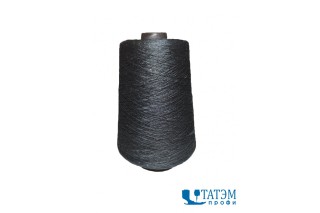 Нитки армированные 200 ЛЛ, 1000 м, "ПНК им Кирова", РФ, черные
