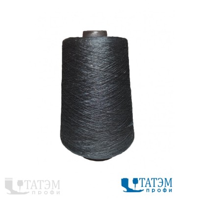 Нитки армированные 200 ЛЛ, 1000 м, "ПНК им Кирова", РФ, черные