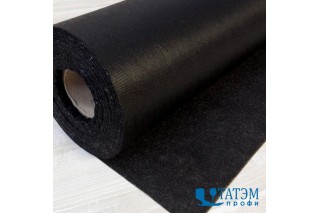 Флизелин 6525W, 25 г/м.кв, 50%ПЭ+50%ПА, черный, шир. 100 см, КНР