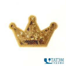 Термоаппликация с пайетками 8,0 х 5,5 см 