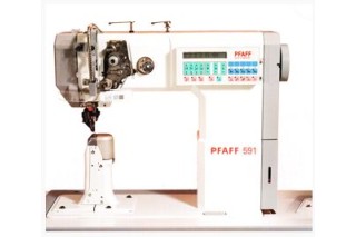 Одноигольная колонковая швейная машина PFAFF 591-940/02 BL (комплект)
