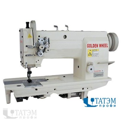 Golden Wheel CS-8172 Двухигольная швейная машина челночного стежка (комплект)
