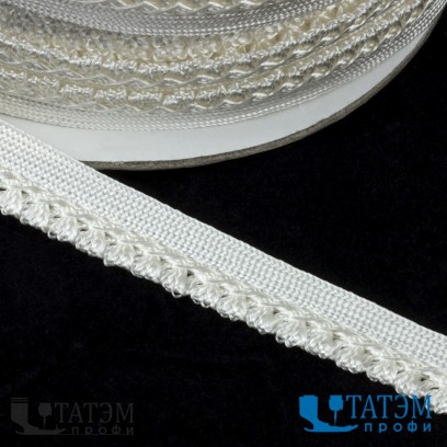 Кант 15 мм, арт. 1328, белый, 100 ярд