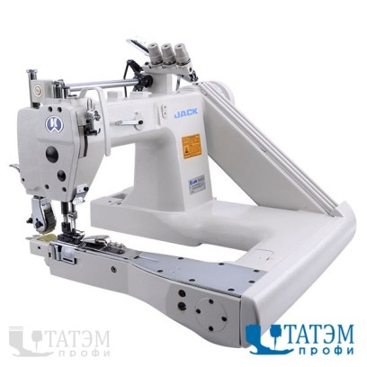 Jack JK-T9280D-73-PL трехигольная швейная машина цепного стежка (комплект)

