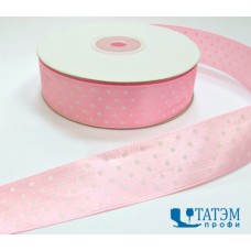 Лента декор. атласная с рис.