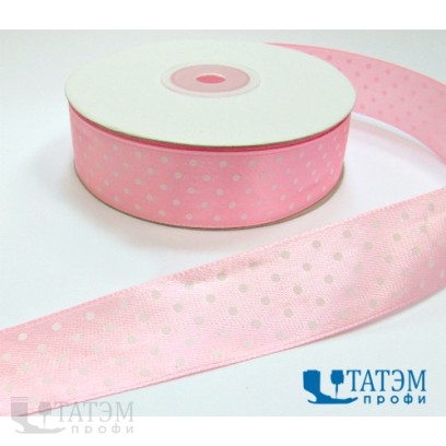 Лента декор. атласная с рис.