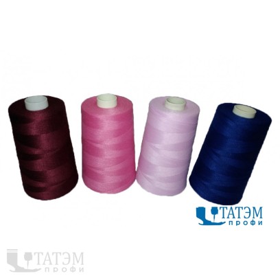 Нитки армированные 70 ЛЛ, 2500 м, "ПНК им Кирова", РФ, цветные