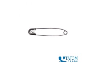 Булавки англ. №0 средние 23 мм, диам. 0,8 мм (2000 шт) никель