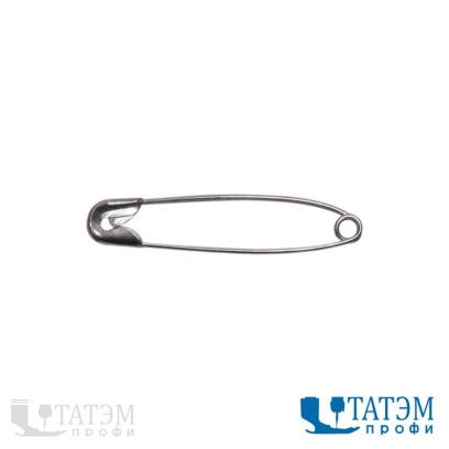 Булавки англ. №0 средние 23 мм, диам. 0,8 мм (2000 шт) никель