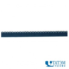 Резинка ажурная 8 мм для нижн. белья синяя (50 м)