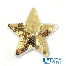 Термоаппликация с пайетками 7,5 х 7,5 см 