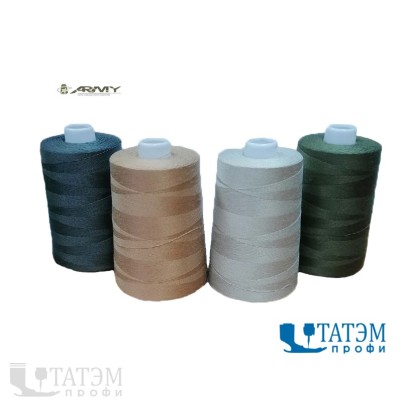 Нитки армированные 70 ЛЛ, 2500 м, "ARMY ", КНР, цветные