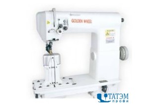 Двухигольная швейная колонковая машина Golden Wheel CS-862 (комплект)