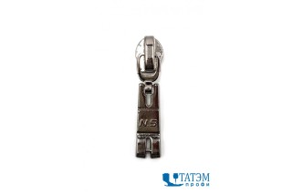 Бегунок для спирали Т-5 декор, арт. 16-3, никель/т. никель, упак 100 шт