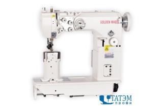 Двухигольная швейная колонковая машина Golden Wheel CST-8822LM (комплект)