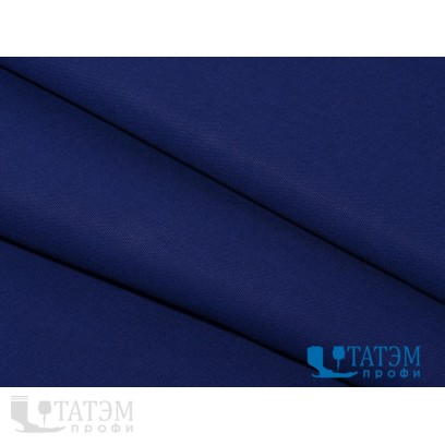 Бязь гладкокрашеная, синяя, шир. 150 см, 142 г/м2 (ГОСТ)