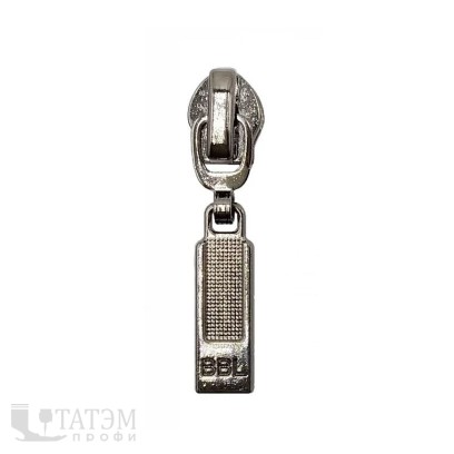 Бегунок для спирали Т-5 декор №4, автомат, чер. никель, упак 500 шт
