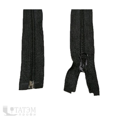 Молния спираль Т-5, 60 см, черная, 17,5 г/м, LOGO, КНР