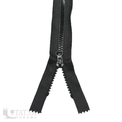 Молния трактор Т-5, 1 бегунок, 75 см, черный, LOGO, РФ