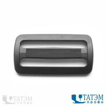 Пряжка двухщелевая 30 мм ПА, черный