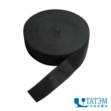 Резинка 20 мм, тканая, рулон 20 м, черная